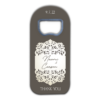 Vintage Lace Pattern on Fuscous Gray Themed Customizable Bottle Opener Magnet Favors for Wedding