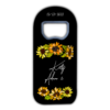 Colorful Sunflowers on Black Background Themed for Wedding