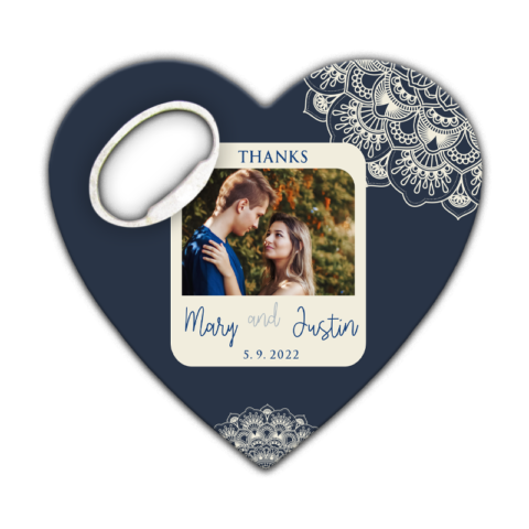 Embroidery, Photo On Navy Blue Background Theme for Wedding