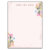 Thick Paper Wedding Invitation Cards with Colorful Flowers on Light Pink Background for Wedding