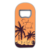 Hawaii beach view with palm trees themed customizable bottle opener magnet favors for destination wedding
