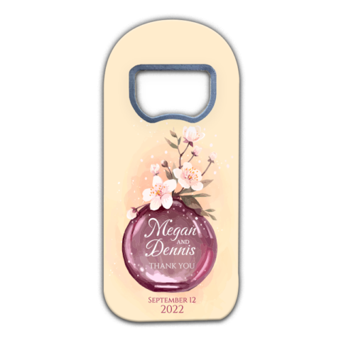 Sakura Perfume Bottle on Light Background Themed for Wedding