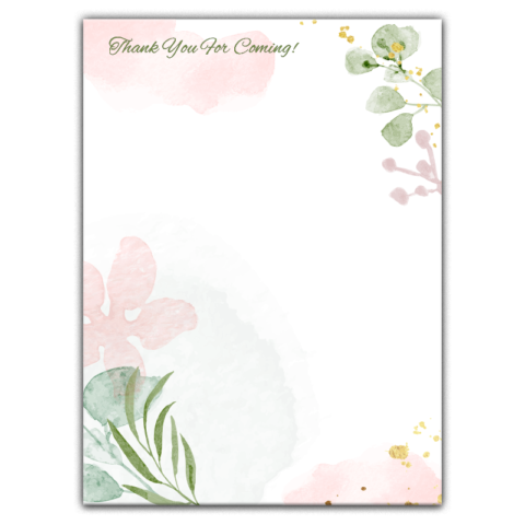 Thick Paper Wedding Invitation Cards with Colorful Watercolor and Leaves on White for Wedding