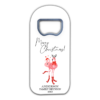 Pink Flamingos on White Background Themed for Christmas