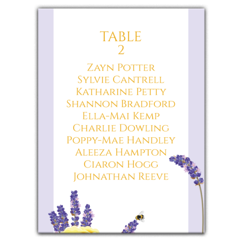 White Frame and Lilac on Light Purple Background for Wedding