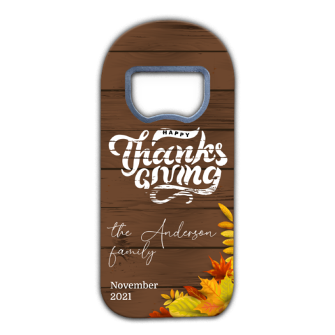 Autumn Leaves on Wood Background Themed for Thanksgiving