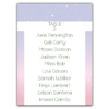 White Frame on Pink and Purple Background for Wedding