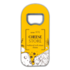Drawing Brown Cheese Store on Yellow Background for Business
