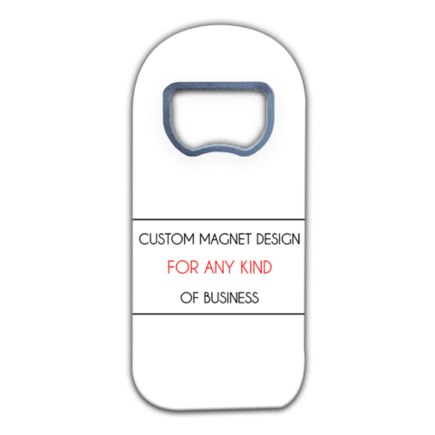 Custom Magnet Design on Wihte Background for Business