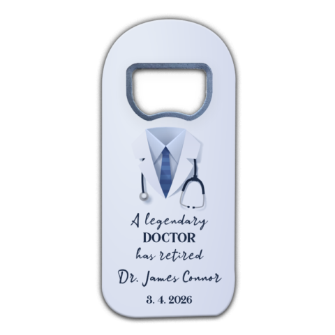 Stethoscope and Outfit on White Background for Retirement