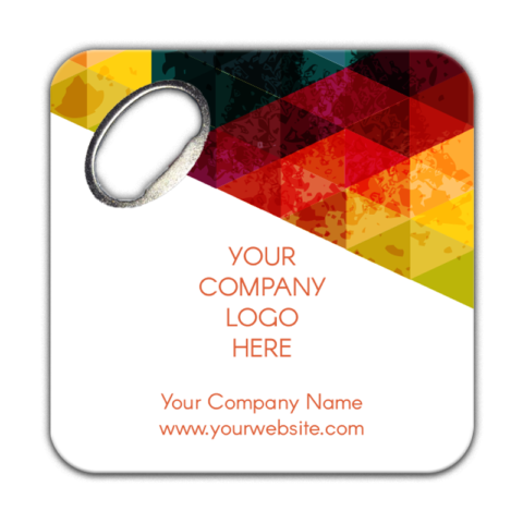 Colorful Watercolor Shape on White Background for Business