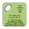 Green Herbs on Light Green Background for Business