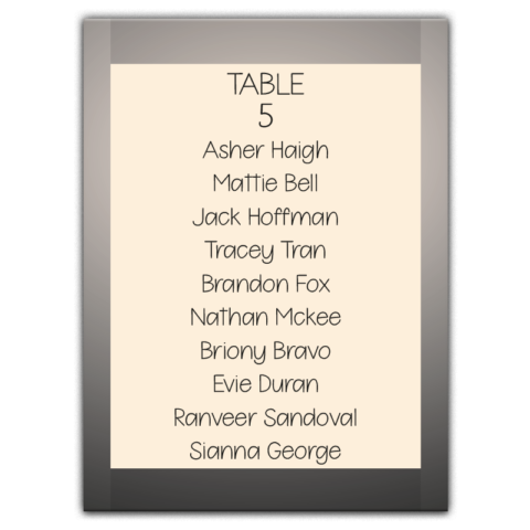 Light Yellow Frame on Gradient Brown Background for Wedding