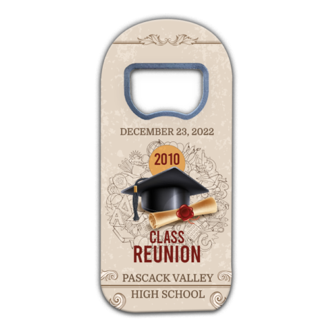 Doodle, Graduatin Cap and Diplomaed on Beige for Reunion
