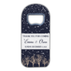 Winter Season and Brown Tree on Navy Blue for Wedding