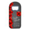 Red Poppy Flowers on Dark Gray Background Theme for Wedding