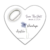 Minimal Navy Blue Linear Calendula on White for Wedding